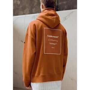 Andersson Bell Orange Hoodie Contemporary Autumn Winter Collection 2018 Small